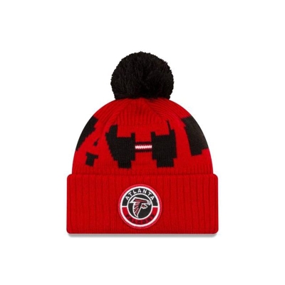 Sapca New Era Atlanta Falcons NFL Alternate Cold Weather Sport Knit Beanie - Rosii